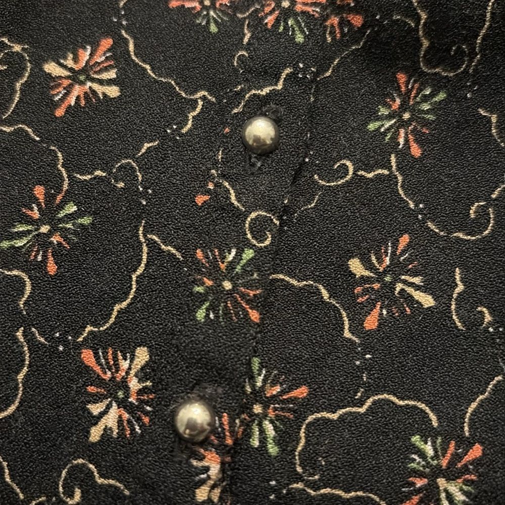 Free People Debby Dot Romper in Black Floral NWOT - Picture 5 of 6